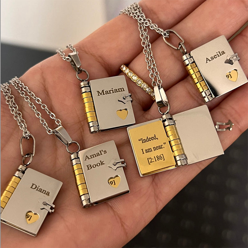 Book Necklace