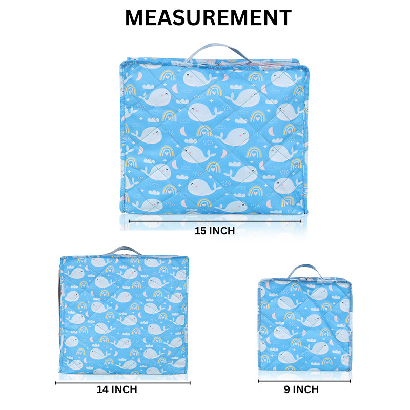Travel Cubes- 3 Piece Set-Whale