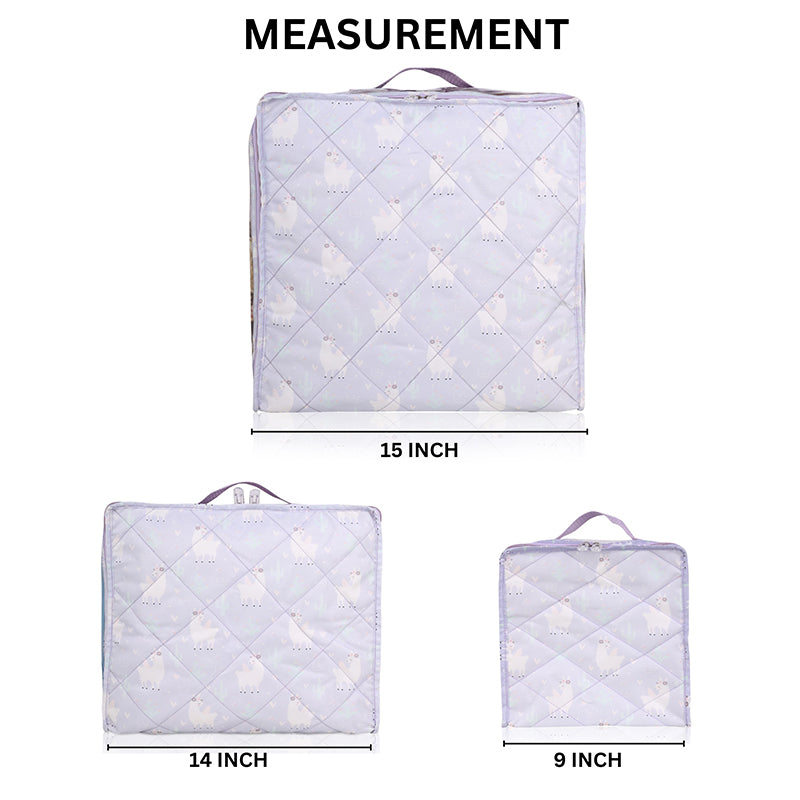 Travel Cubes- 3 Piece Set- llama