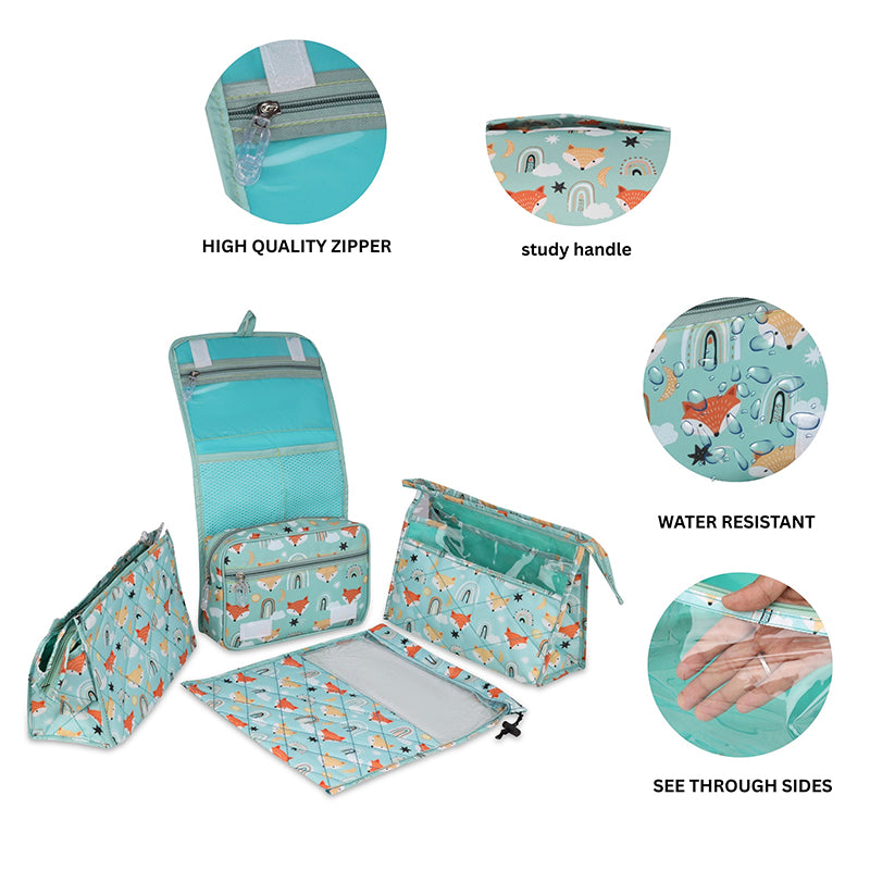 Multi Use Pouch Set- 4 Piece Set - Fox