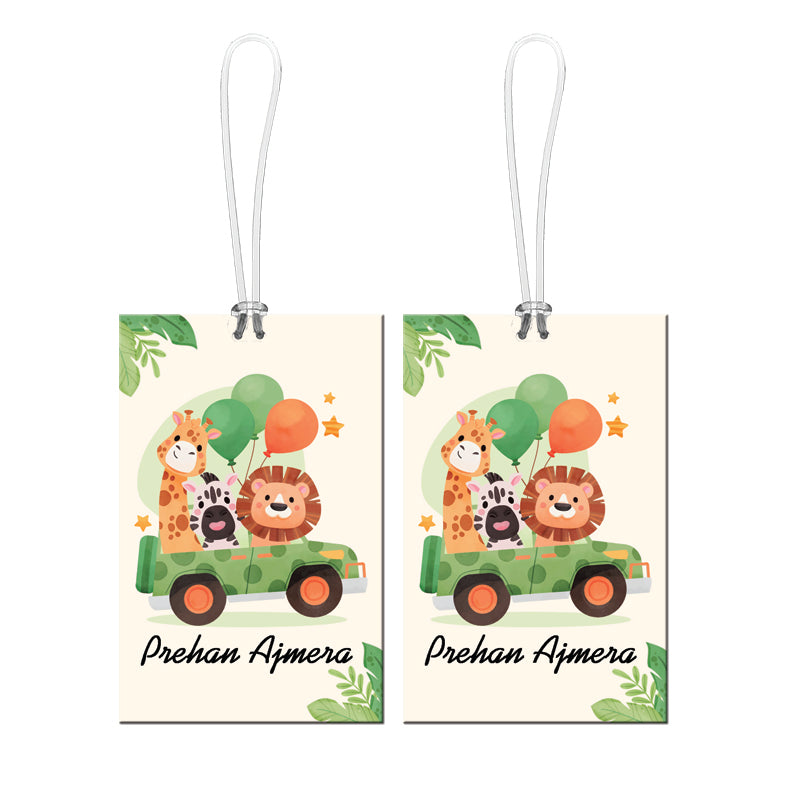 Bag Tags (Set of 2) - Animals