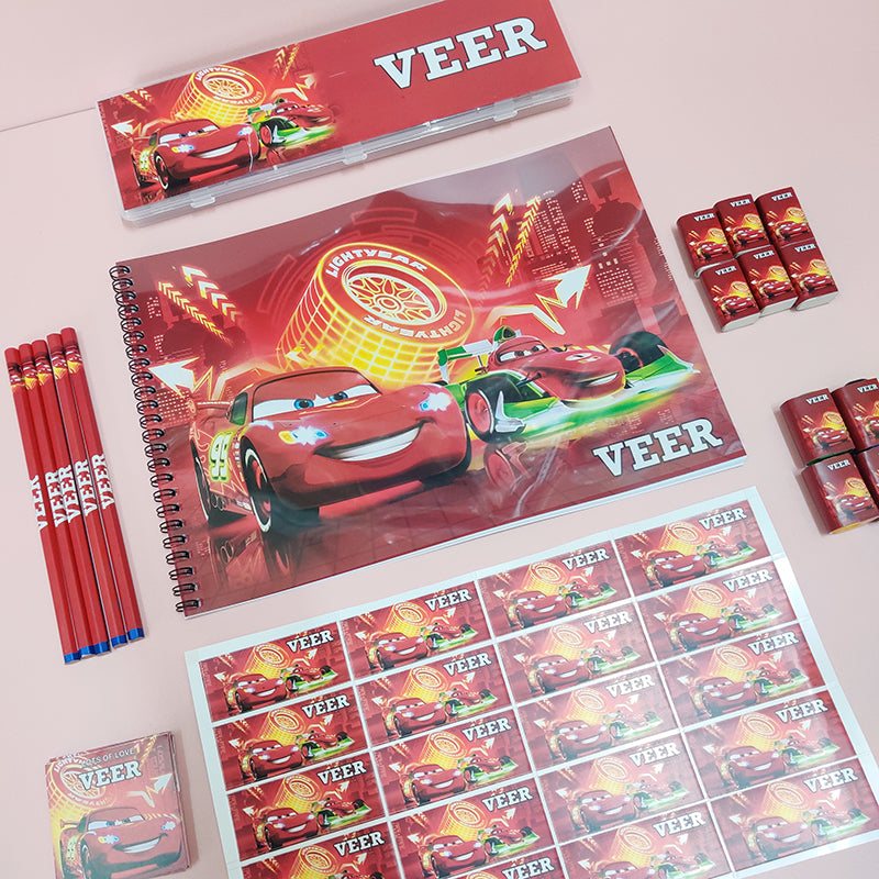 Personalized stationery set - Car