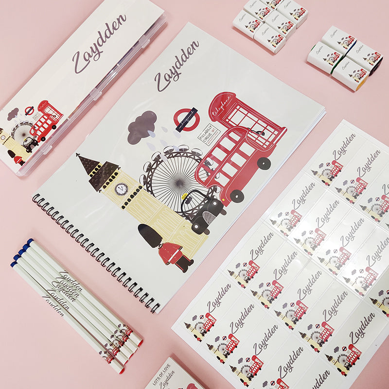 Personalized stationery set - London