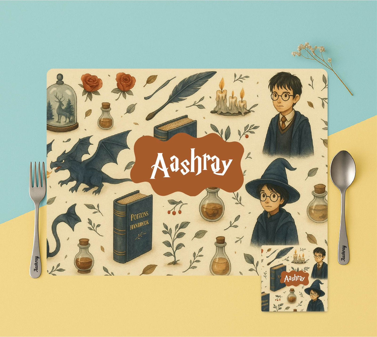 Mat Coaster Set - Harry Potter