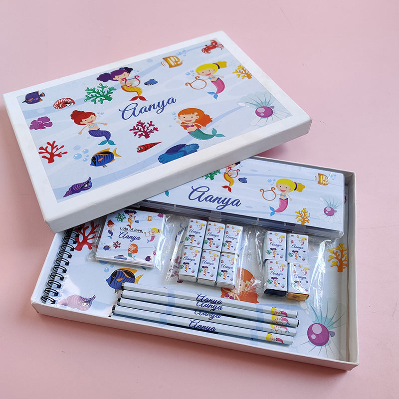 Personalized stationery set - Mermaid