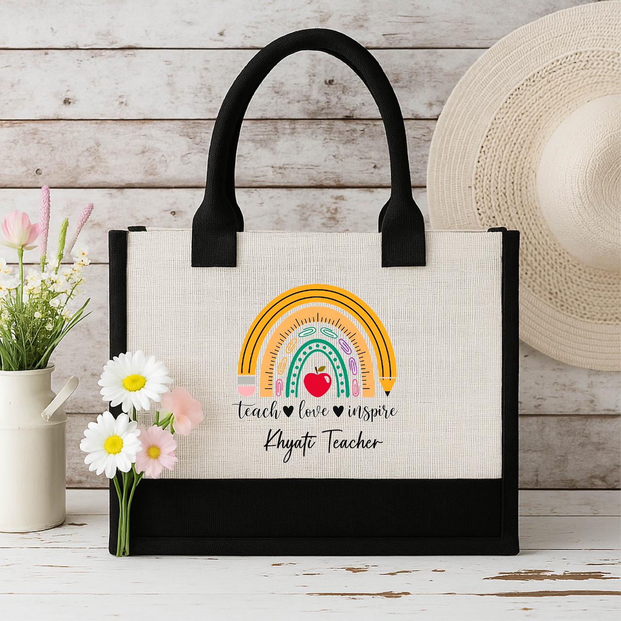 Jute Bag- Dual Color - Pencil