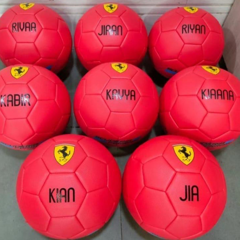 Personalized Football - Red