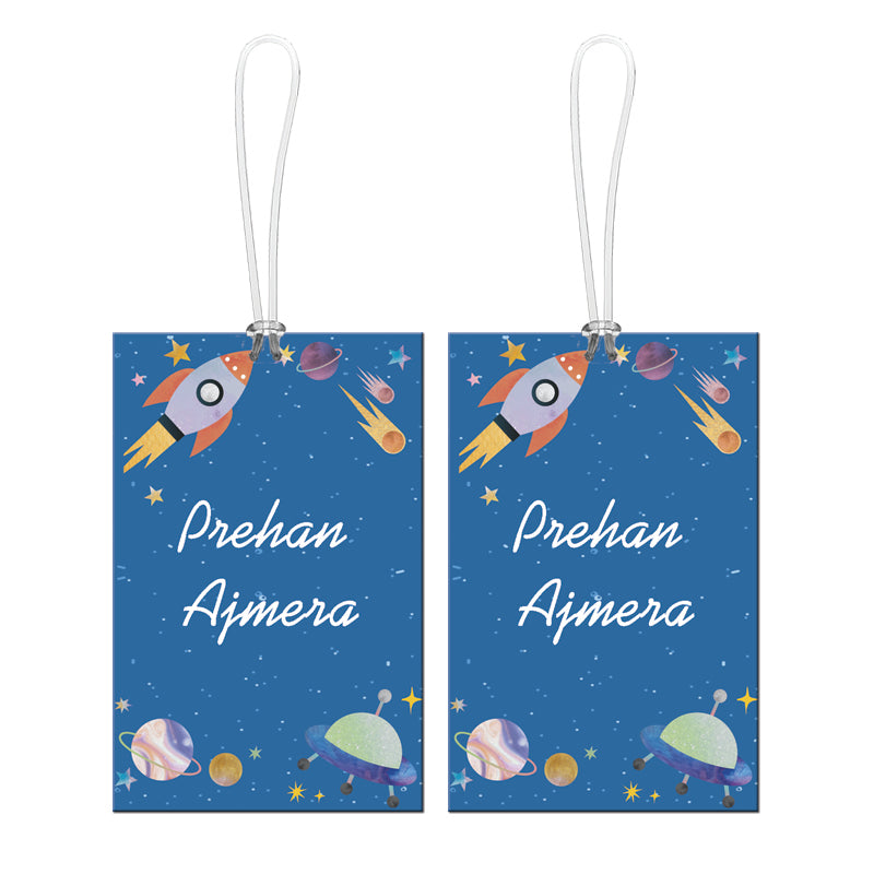 Bag Tags (Set of 2) - Space