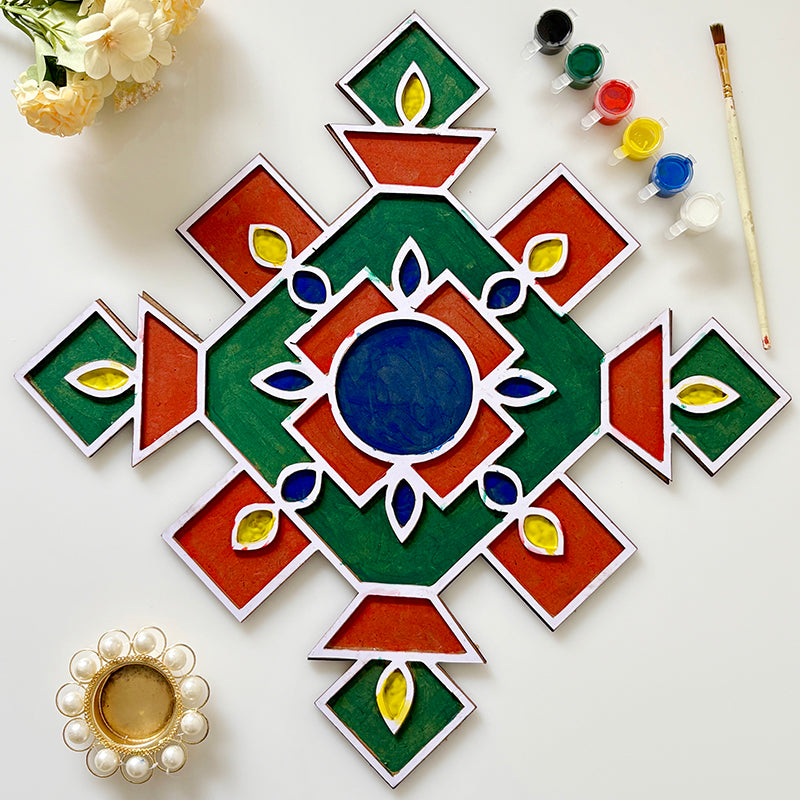 Large Rangoli Mat - Square