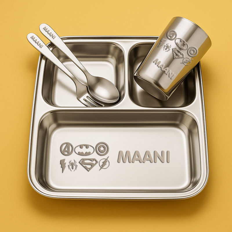 Steel Plate Set - Superhero