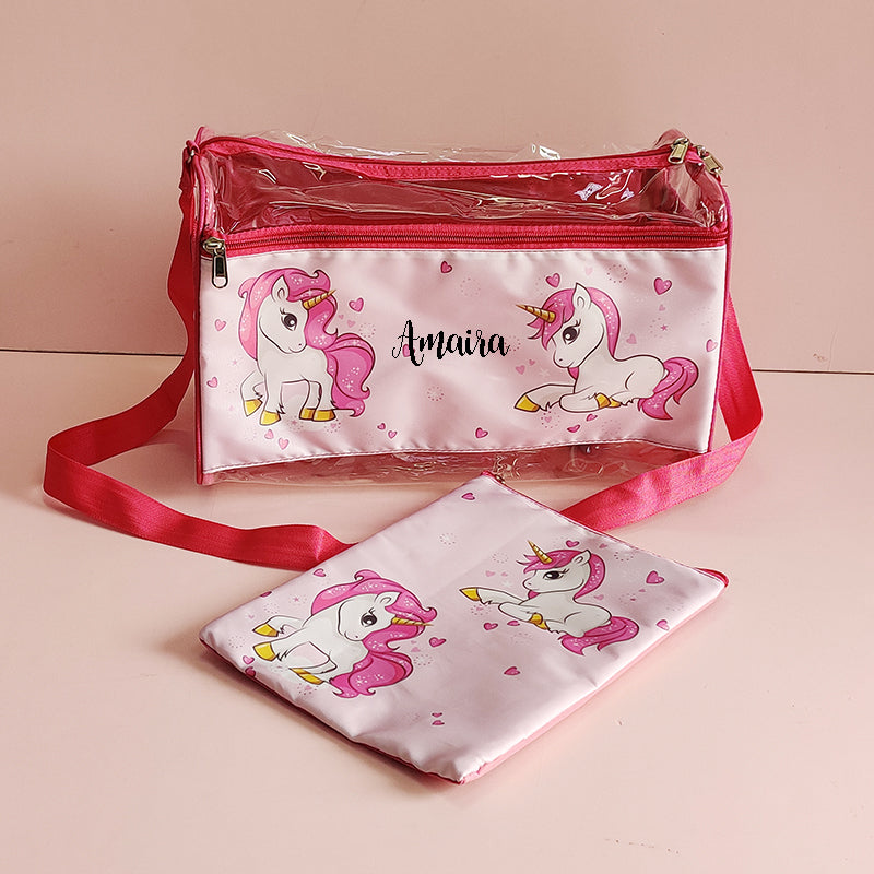 Swim Bag with wet pouch - Unicorn