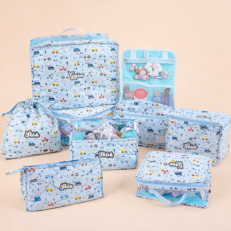 Complete travel set- 7 piece set - Vehicles