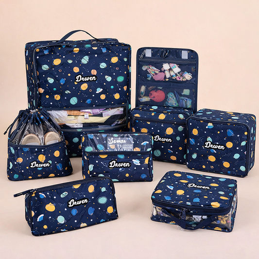 Complete travel set- 7 piece set - Space