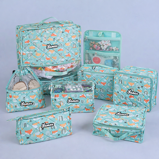 Complete travel set- 7 piece set - Fox