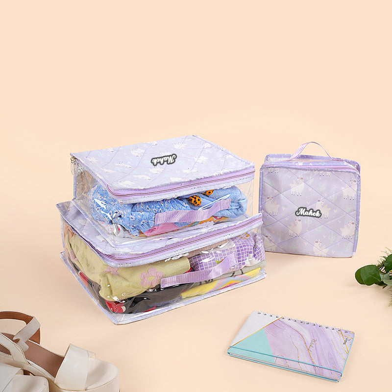 Travel Cubes- 3 Piece Set- llama