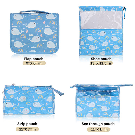 Complete travel set- 7 piece set - Whale