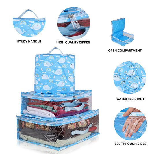 Travel Cubes- 3 Piece Set-Whale