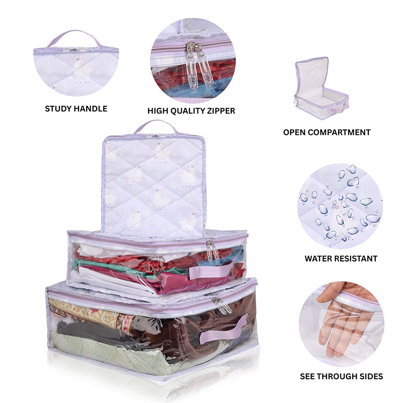 Travel Cubes- 3 Piece Set- llama