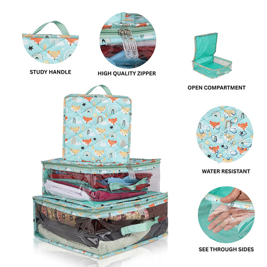 Travel Cubes- 3 Piece Set-Fox