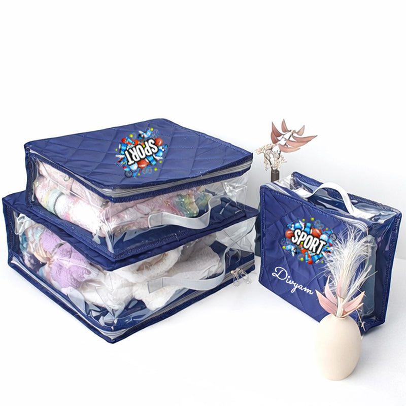 Travel Cubes- 3 Piece Set- Sports
