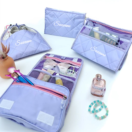 Complete travel set- 7 piece set - Lavendar