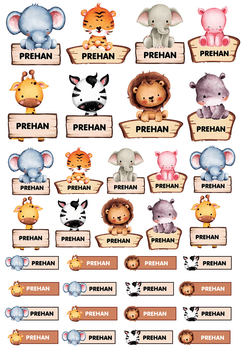 3d Stickers for hard surface - Animals