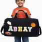 Motif Travel Duffel bag - Black1