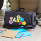 Motif Travel Duffel bag - Black