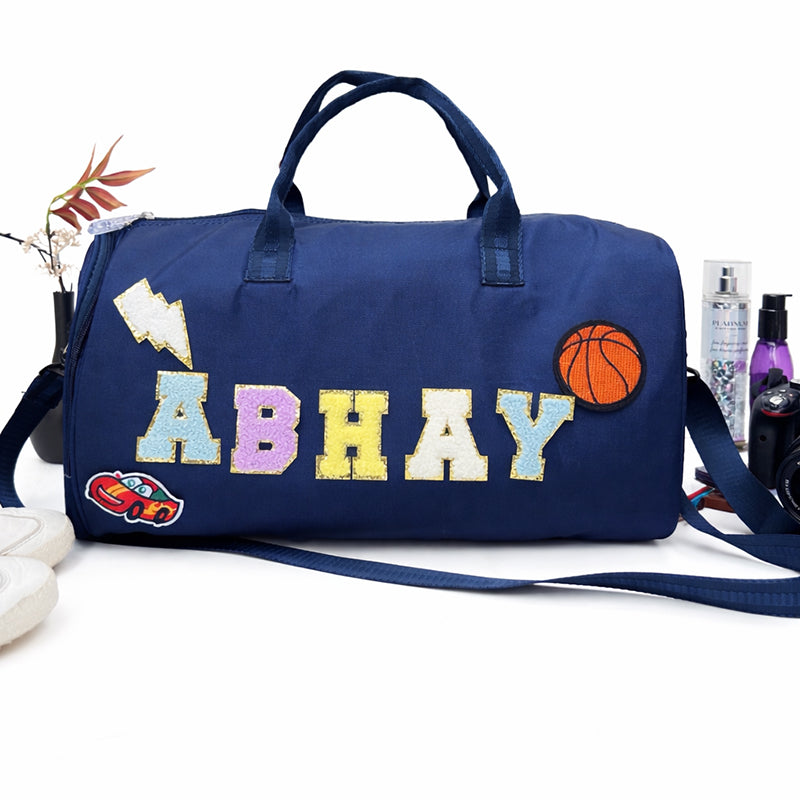 Motif Travel Duffel bag - Navy Blue