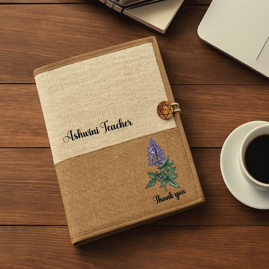Jute Folder - Lavendar