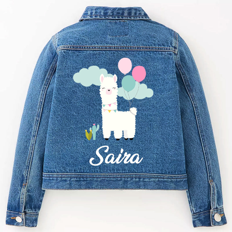 Denim Jacket - Llama