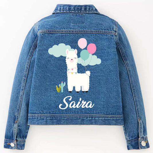 Denim Jacket - Llama