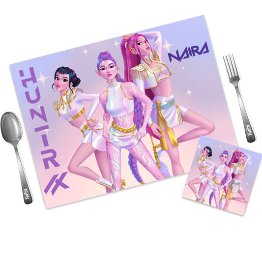 Mat Coaster Set - Design 2