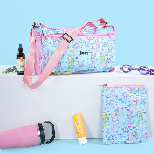 Swim Bag with wet pouch - Mermaid-1