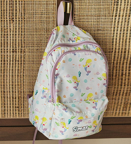 Printed backpack - Mermaid
