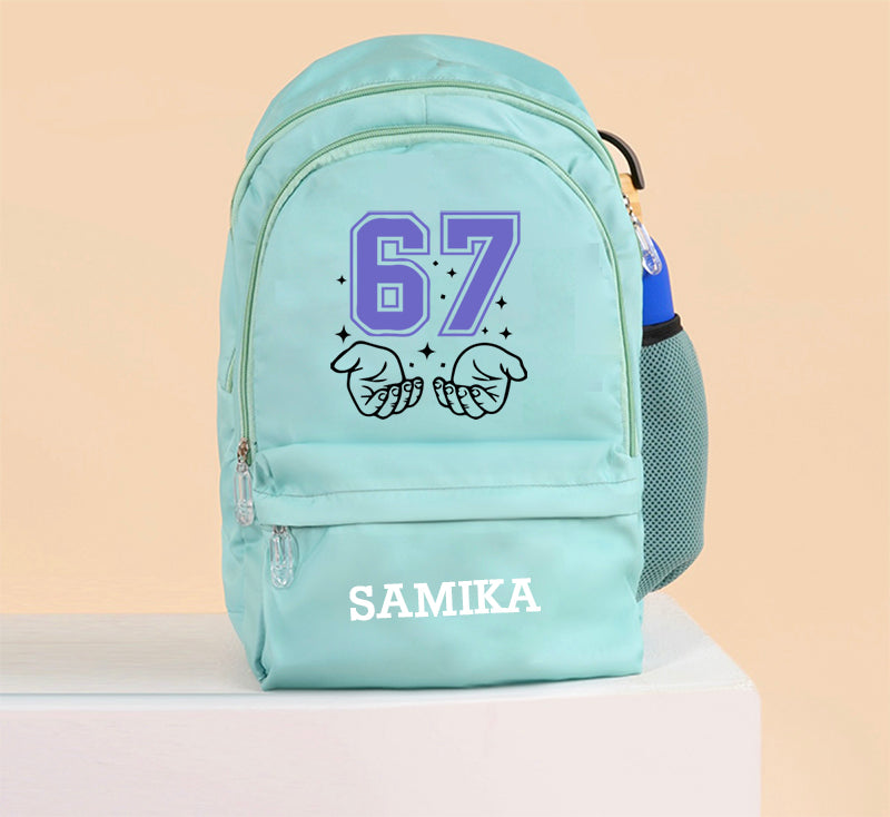 Printed backpack - The 67 Collection