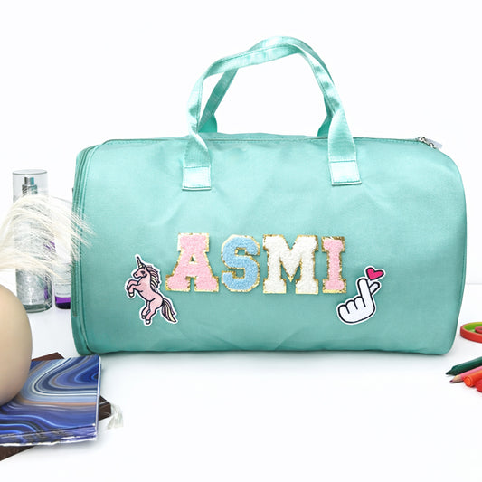 Motif Travel Duffel bag - Mint Green