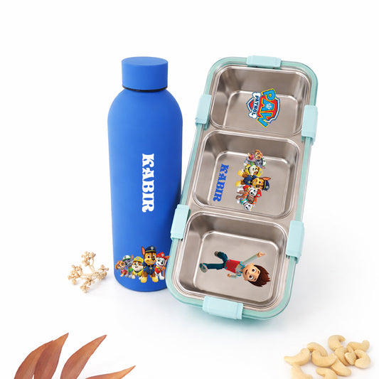 Bottle Tiffin Combo - Paw Patrol