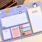 Sticky note Weekly Planner with To do List