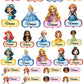 3d Stickers for hard surface - Princess