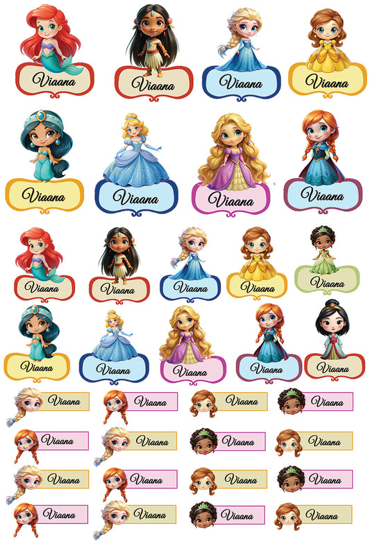 3d Stickers for hard surface - Princess