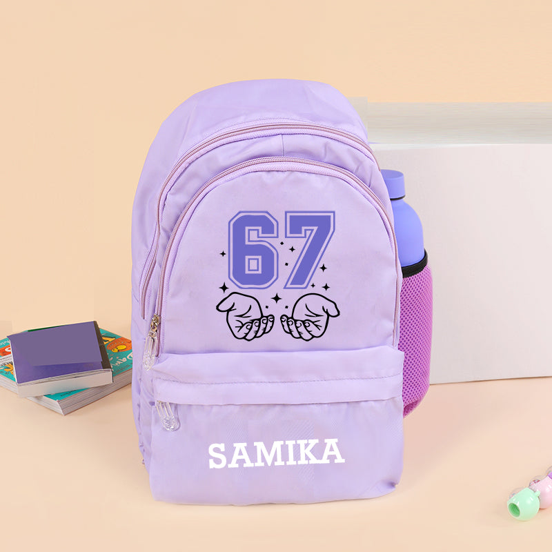 Printed backpack - The 67 Collection