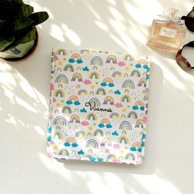 Hair accessory pouch - Rainbow