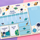 Sticky note Weekly Planner with To do List