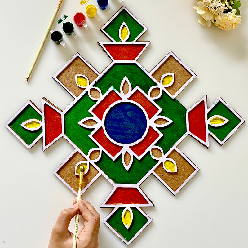 Large Rangoli Mat - Square