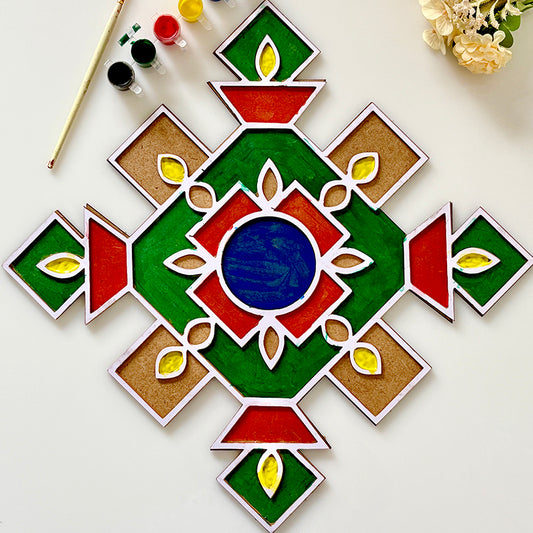 Large Rangoli Mat - Square
