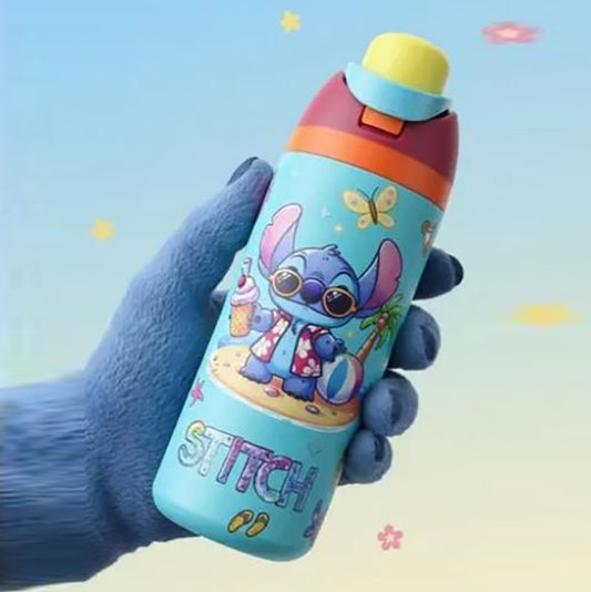 Dual sipper insulated bottle - Stitch