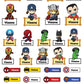 3d Stickers for hard surface - Superhero