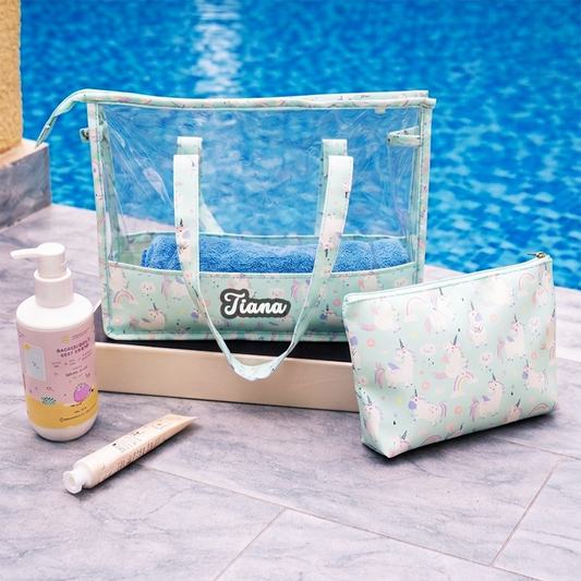 Swimming bag - Tote style - Unicorn