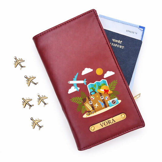 Family Travel Organizer- for 4 passports - Suitcase